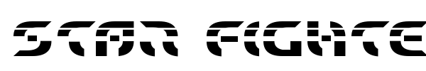 Star Fighter font preview