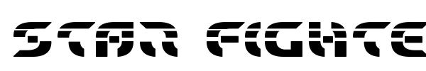 Star Fighter font preview