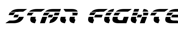 Star Fighter font preview