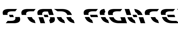 Star Fighter font preview