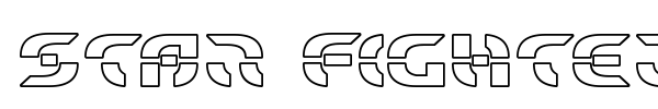 Star Fighter font preview