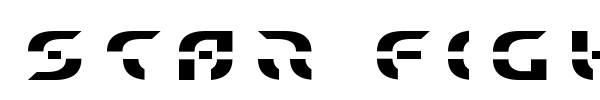 Star Fighter font preview