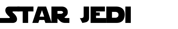 Star Jedi font preview