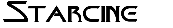 Starcine font