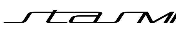 Stasmic font
