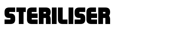 Steriliser font
