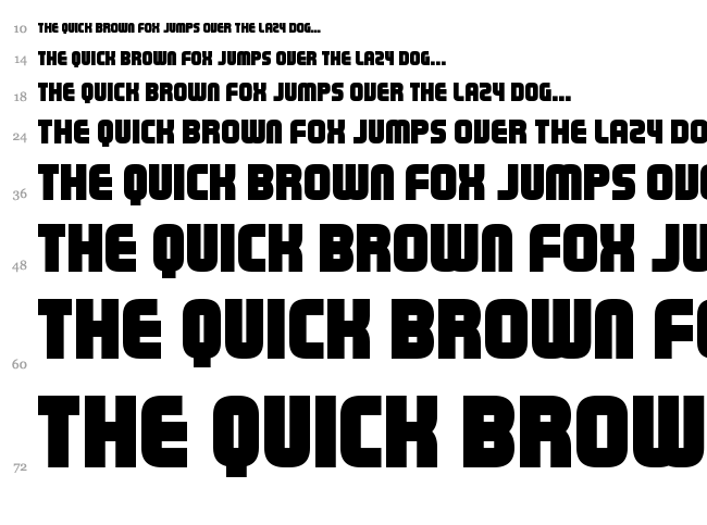 Steriliser font waterfall