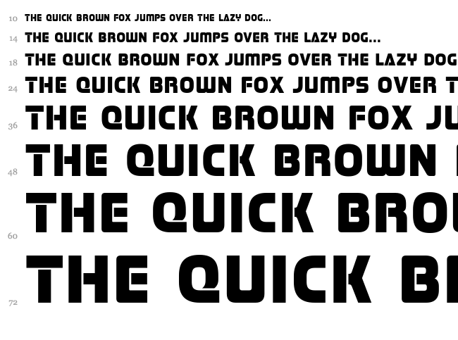Stormfaze font waterfall