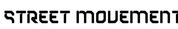 Street Movement font