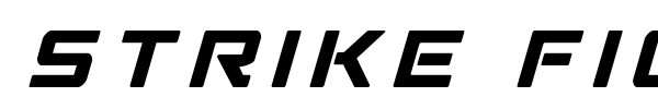 Strike Fighter font