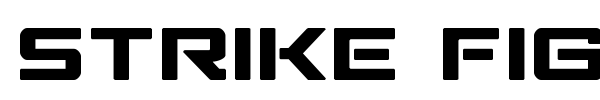 Strike Fighter font preview
