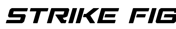 Strike Fighter font preview