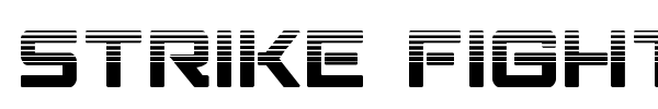Strike Fighter font preview