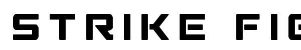 Strike Fighter font preview