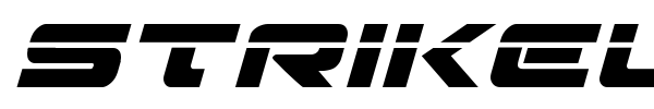 Strikelord font