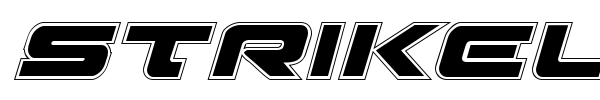 Strikelord font preview