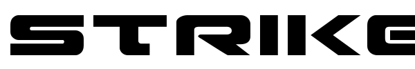 Strikelord font preview