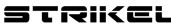 Strikelord font preview