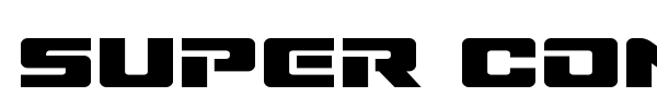 Super Commando font preview