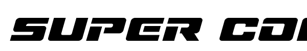 Super Commando font preview