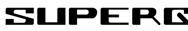 Superglue font