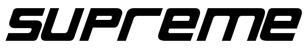 Supreme font