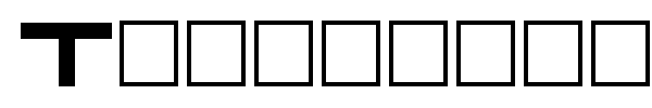 Terminator font