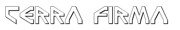 Terra Firma font