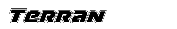 Terran font preview