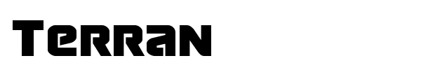 Terran font preview
