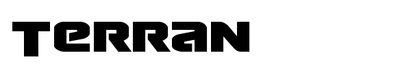Terran font preview