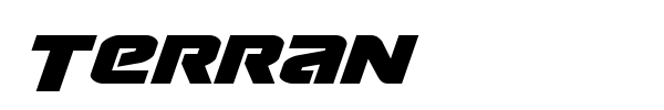 Terran font preview