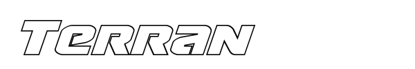 Terran font preview