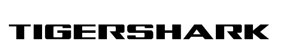 Tigershark font preview