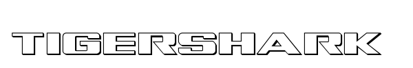 Tigershark font preview