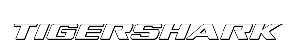 Tigershark font preview