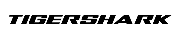 Tigershark font preview