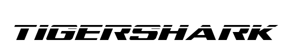 Tigershark font preview