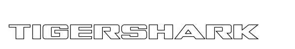 Tigershark font preview