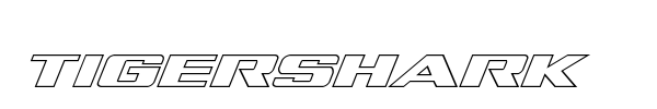 Tigershark font preview