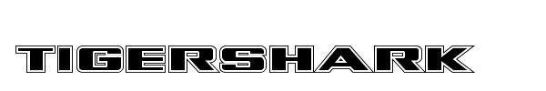 Tigershark font preview