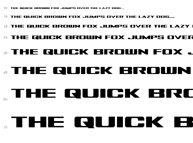 Tigershark font waterfall