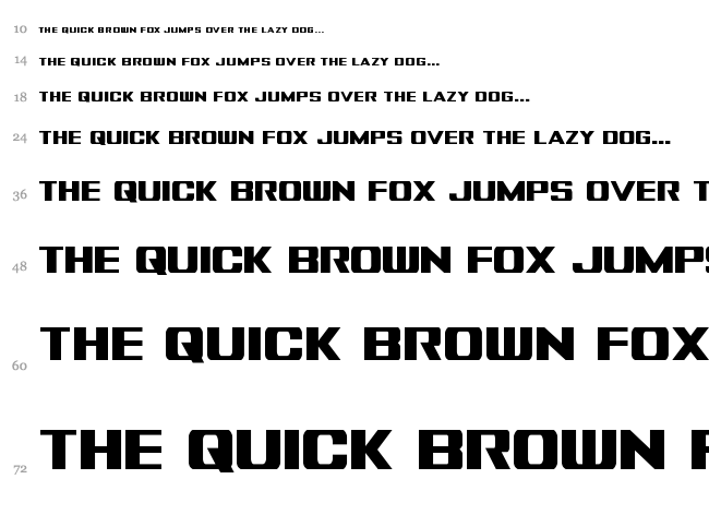Tigershark font waterfall
