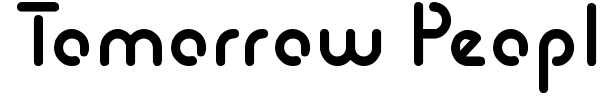 Tomorrow People font