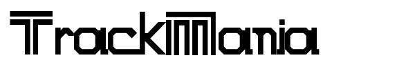 TrackMania font