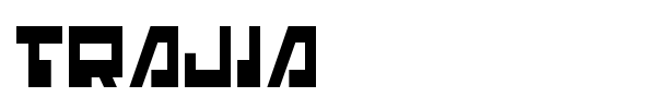 Trajia font preview