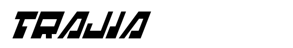 Trajia font preview
