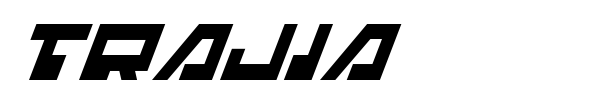 Trajia font preview