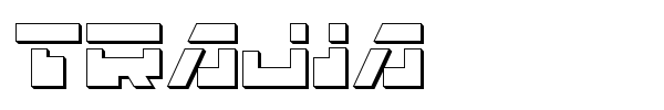 Trajia font preview
