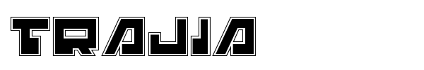 Trajia font preview